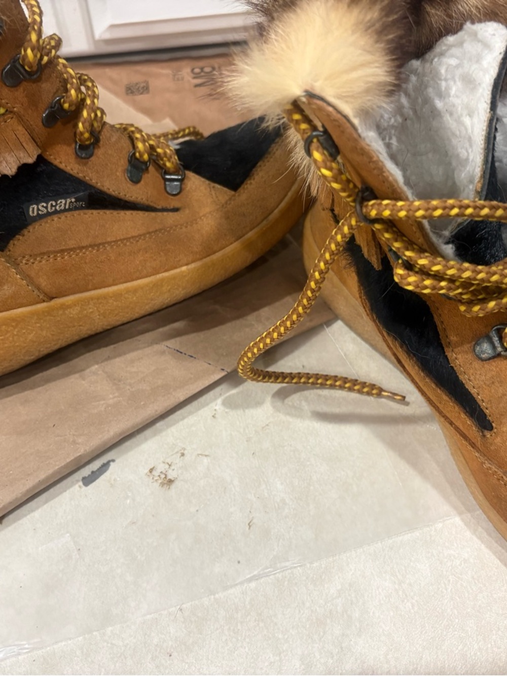 Oscar Sport Fur Trim Winter Boots – EU 41 / 
US 10